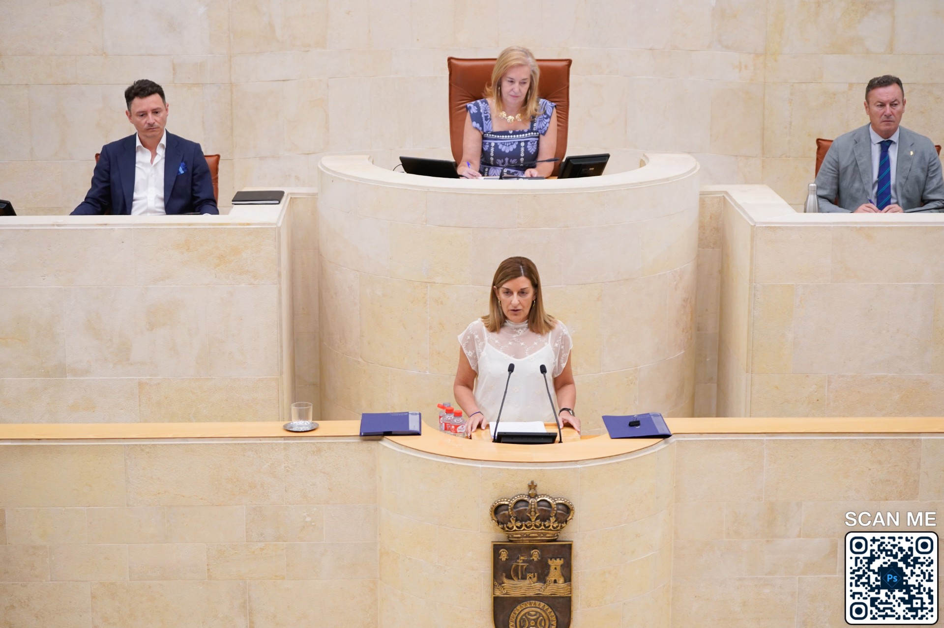 Intervención de la presidenta Buruaga