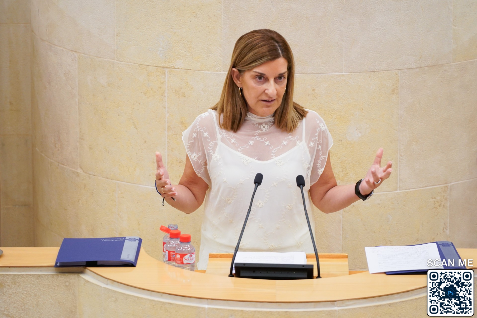 Intervención de la presidenta Buruaga