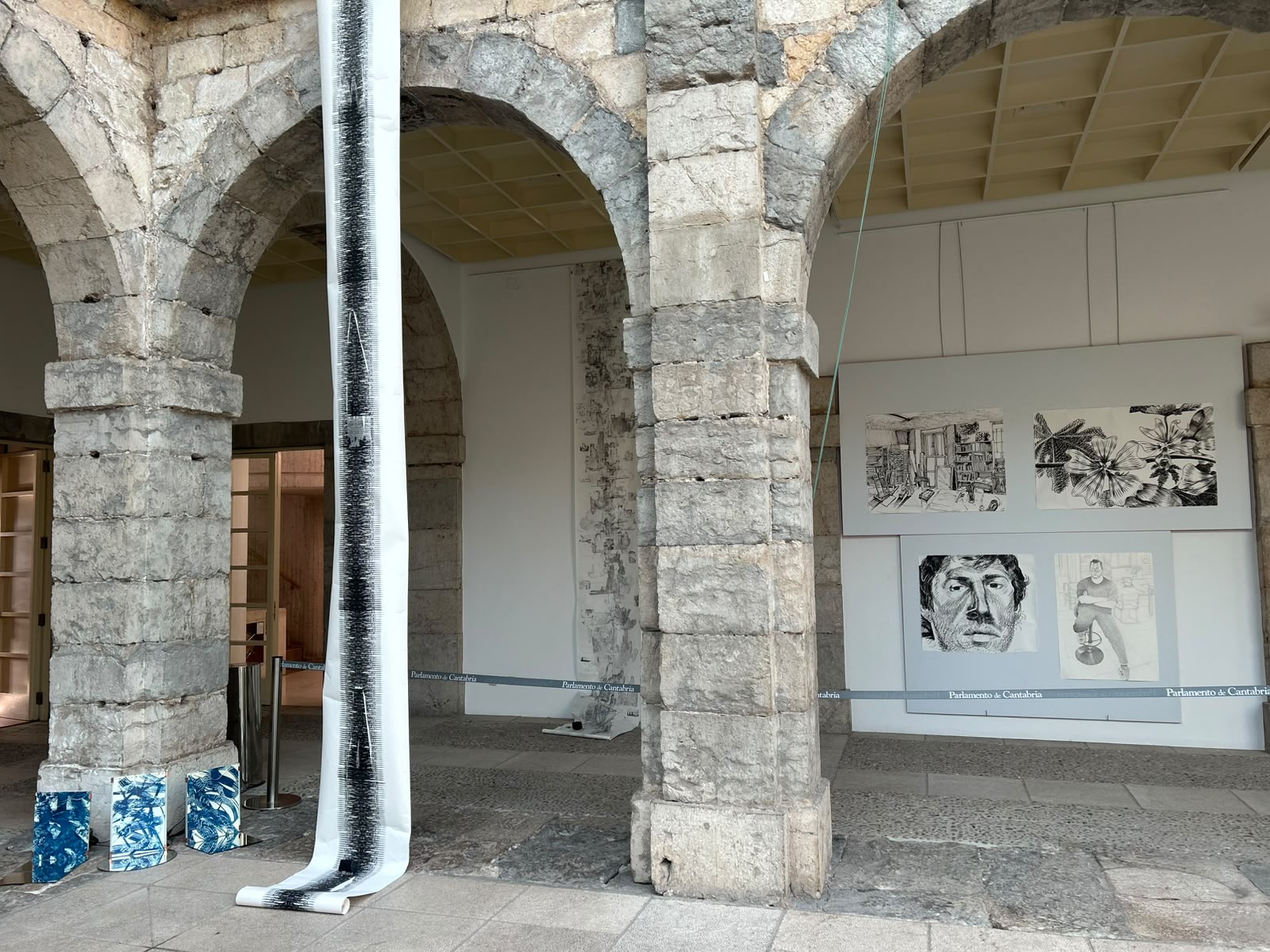 Imagen del montaje de la exposición