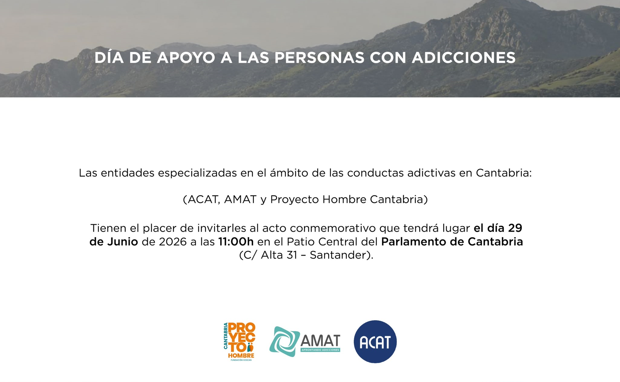 Día de apoyo a las personas con adicciones