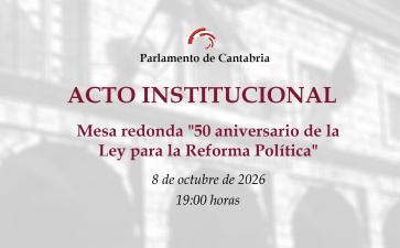 Mesa redonda "50 aniversario de la Ley para la Reforma Política"