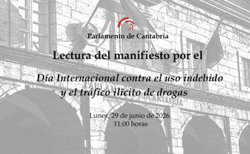 Lectura del manifiesto por el Día Internacional contra el uso indebido y el tráfico ilícito de drogas