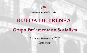 Rueda de prensa Grupo Parlamentario Socialista