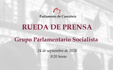 Rueda de prensa Grupo Parlamentario Socialista