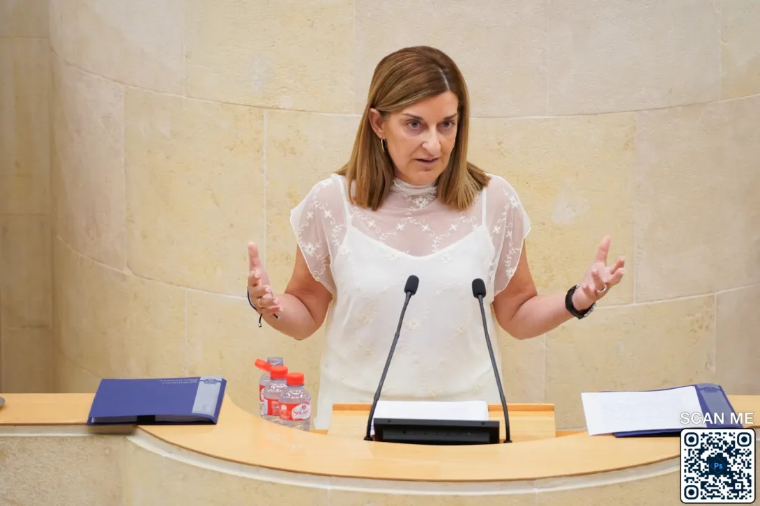 Intervención de la presidenta Buruaga