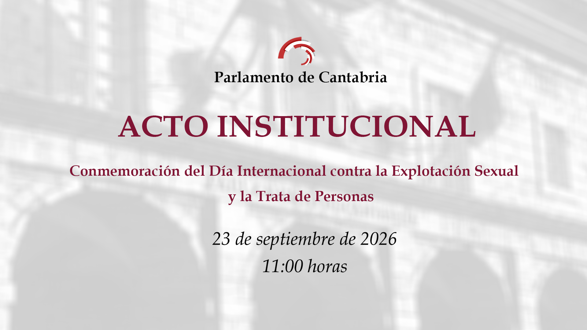 Conmemoración del Día Internacional contra la Explotación Sexual y la Trata de Personas
