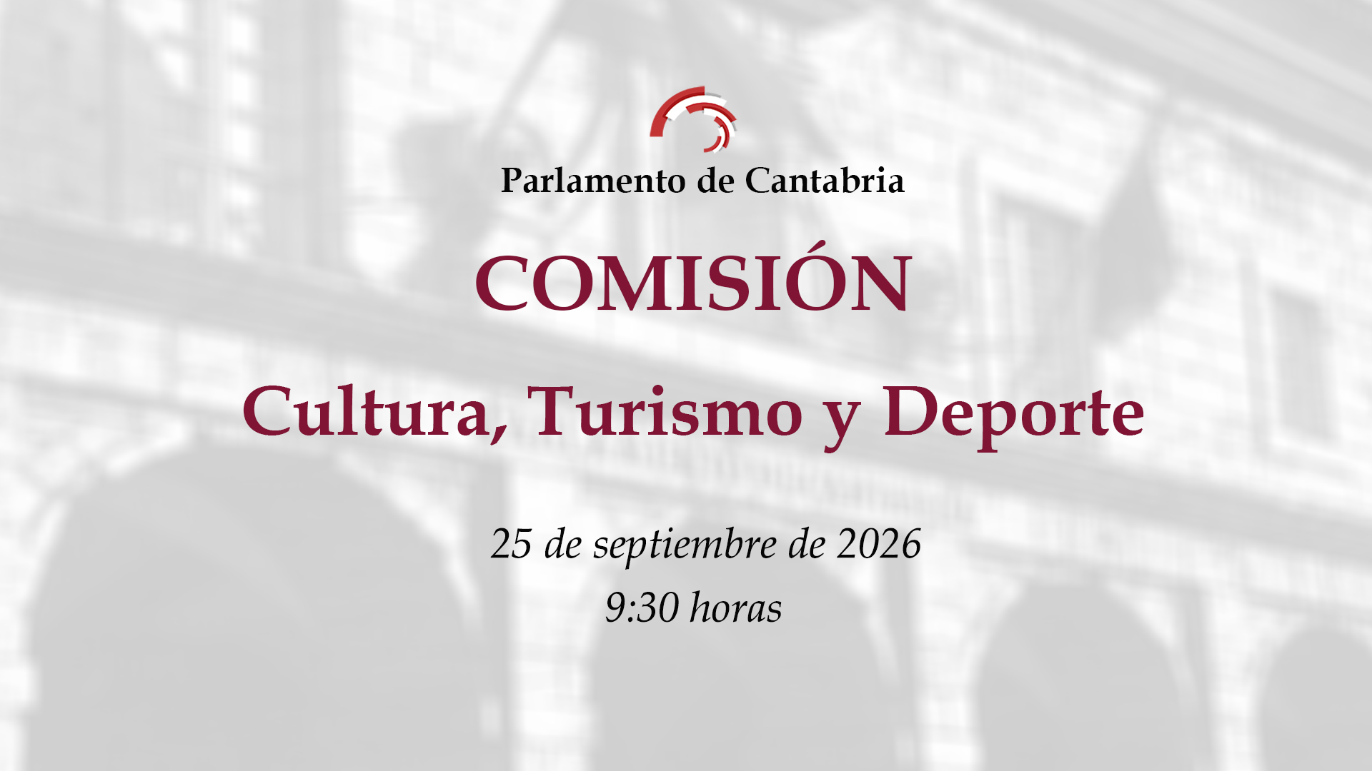 Comisión de Cultura, Turismo y Deporte
